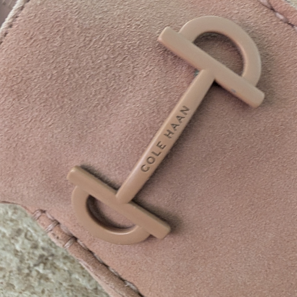 Cole Haan Tan Suede Loafers Sz 9 - Picture 8 of 10